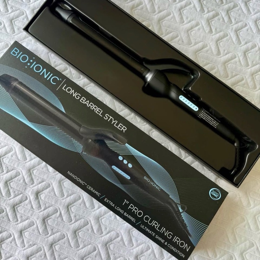 Bio Ionic 1" Long Barrel Curling Iron